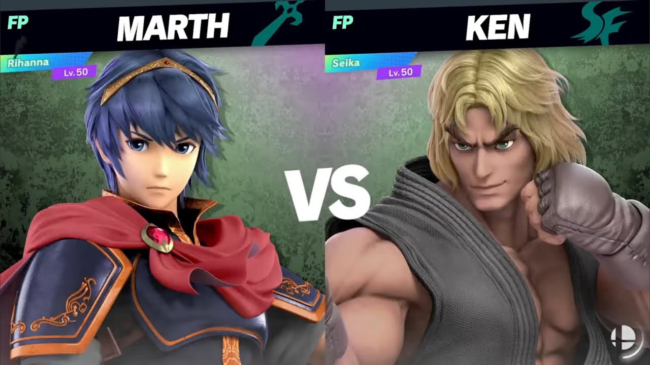 JP Amiibo Battles: Marth vs Ken (Rihanna vs Seika)