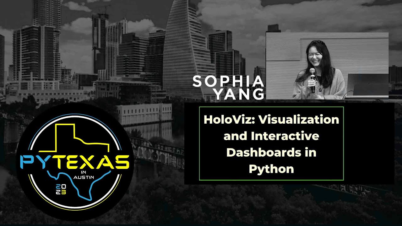HoloViz: Visualization and Interactive Dashboards in Python (Sophia Yang) - PyTexas 2023