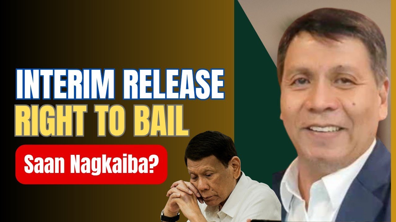 KALAYAAN PARA KE DUTERTE? | MAY REASONS BA TO BRING HIM BACK? | INTERIM RELEASE. 