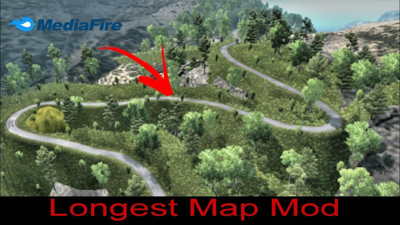 The Longest Map Mod For Bussid With Off-Roads, Village Road, Mountain Roads || Bussid Mods .I.N.