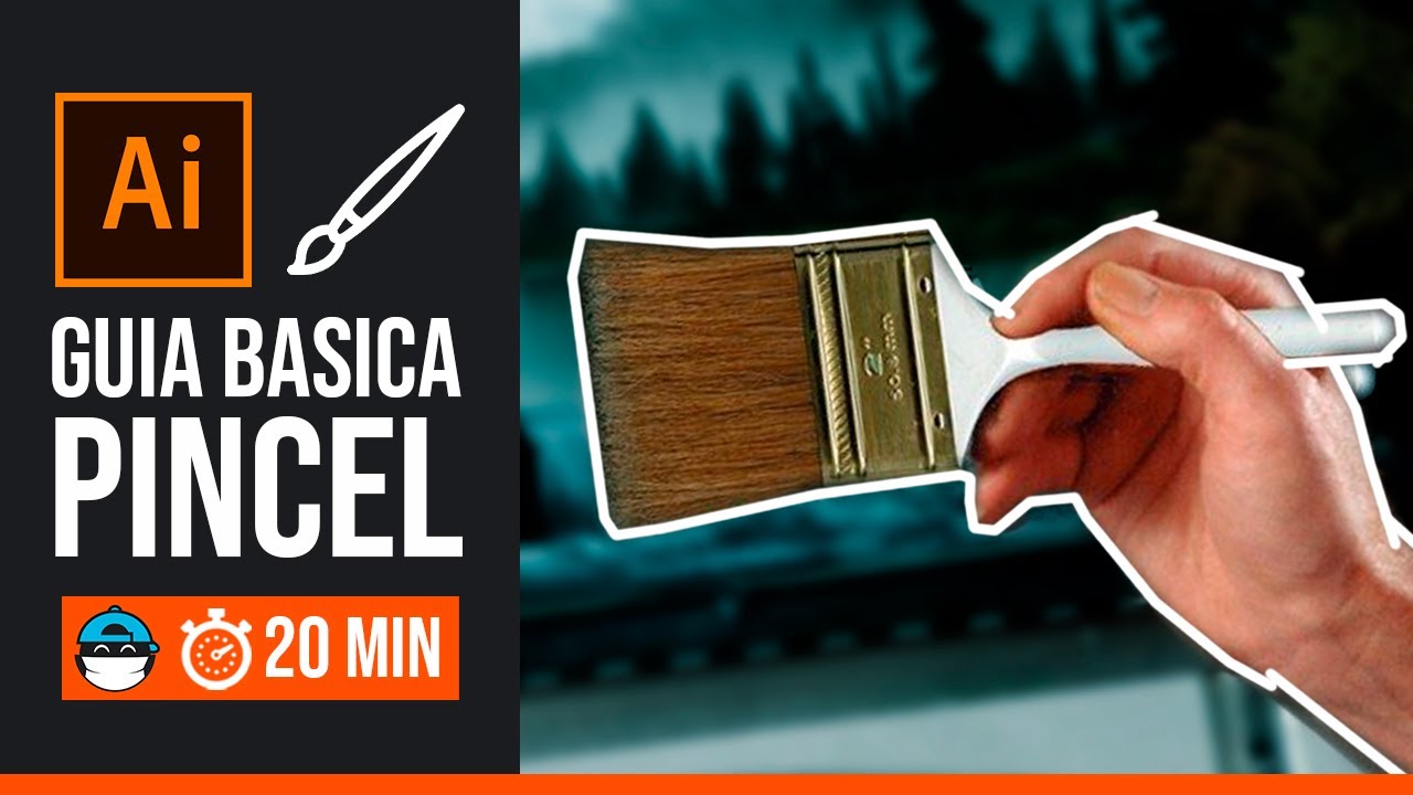 🖌Como usar la HERRAMIENTA PINCEL en ILLUSTRATOR - Para principiantes