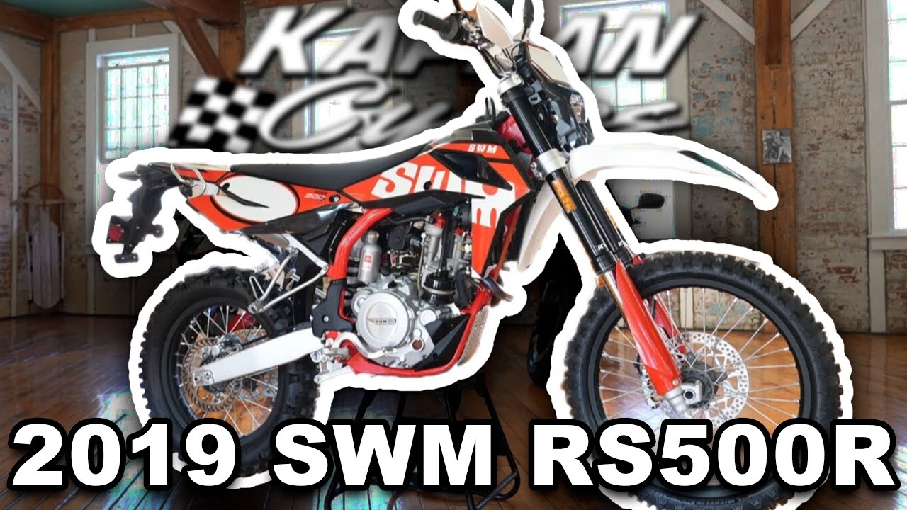 BRAND NEW 500CC DUAL SPORT HUSQVARNA SWM RS500R