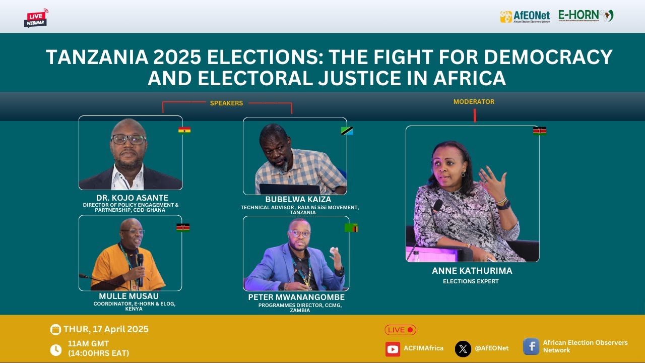 TANZANIA 2025 ELECTIONS: THE FIGHT FOR DEMOCRACY AND ELECTORAL JUSTICE IN AFRICA