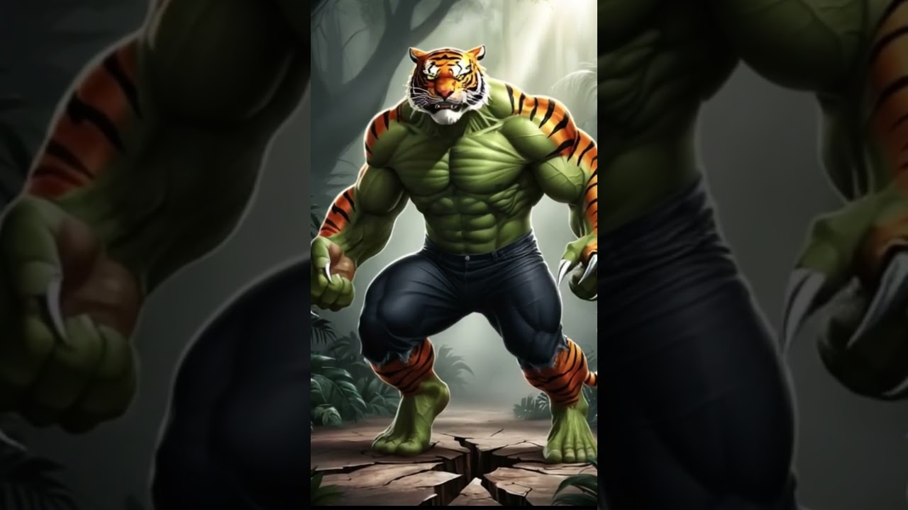 Hulk and tiger 