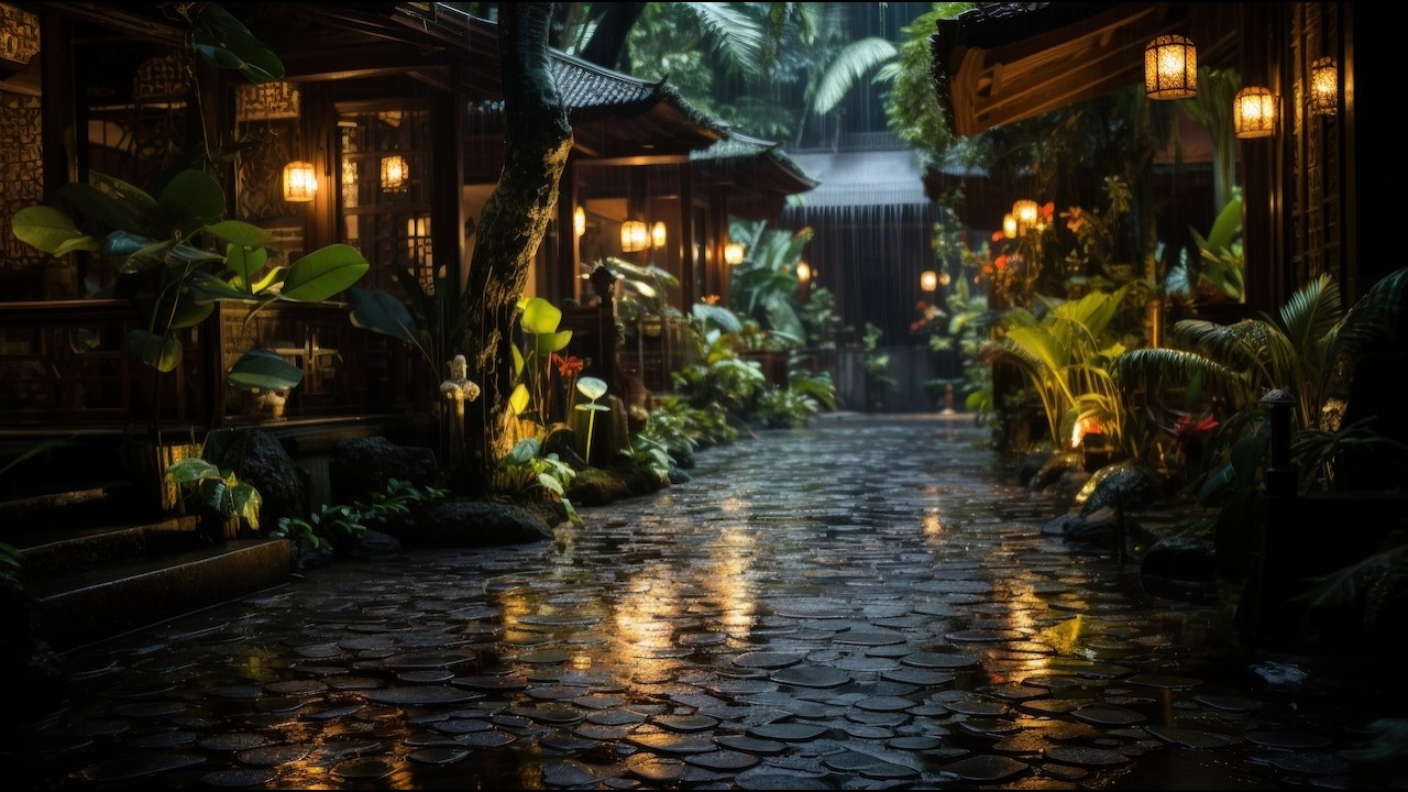 Piano Rain Soundscape | Boost Productivity & Focus for Work & Study #DeepFocus #StudyMusic #rain