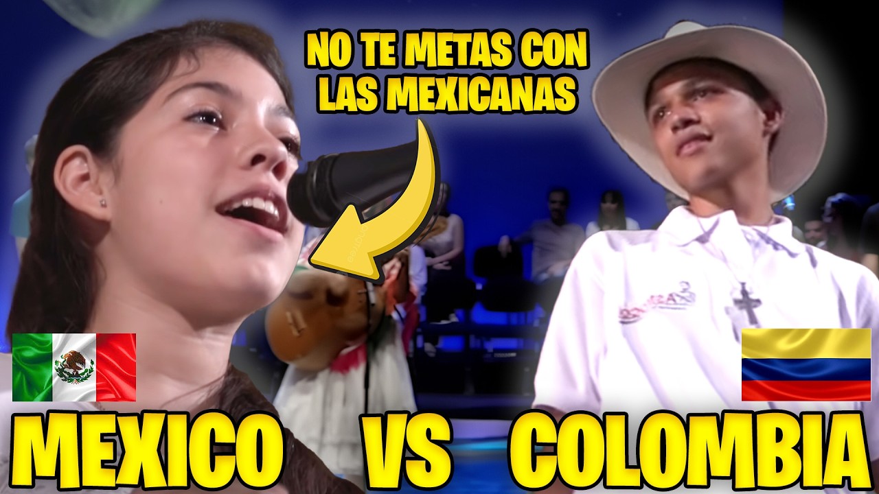 Niña Mexicana Puso a Temblar a Joven Colombiano En Increíble Duelo de Versos Musicales