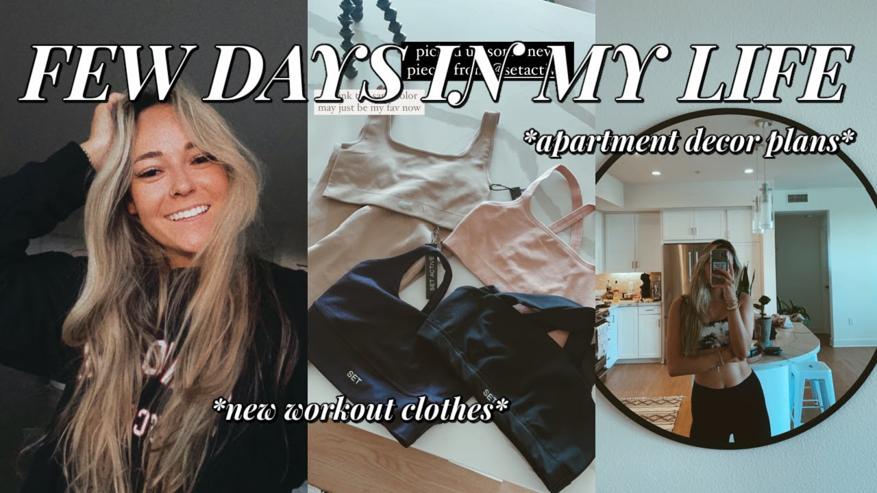 VLOG: ikea shopping, new workout clothes, + how i plan to decorate and reorganize the new apartment!