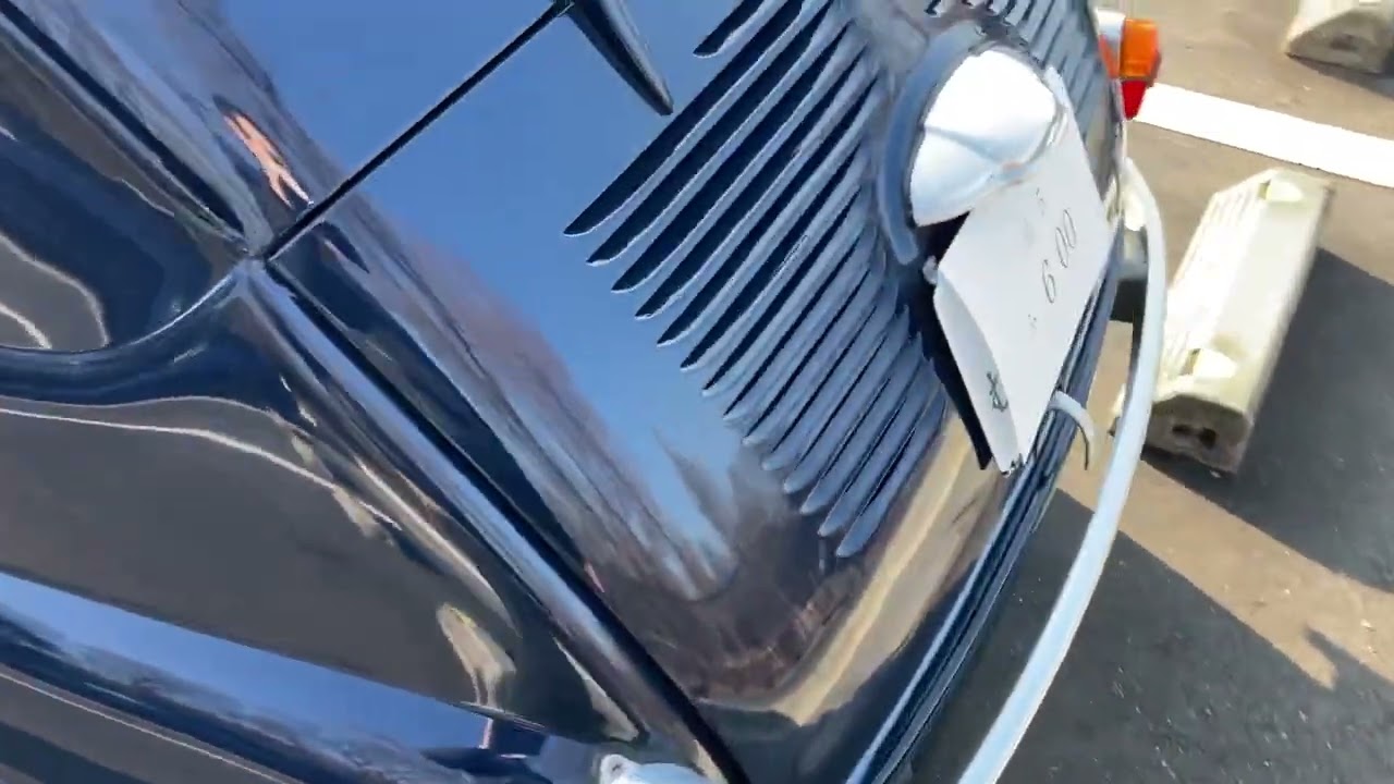ねこ車　フィアット600   エンジンスタート