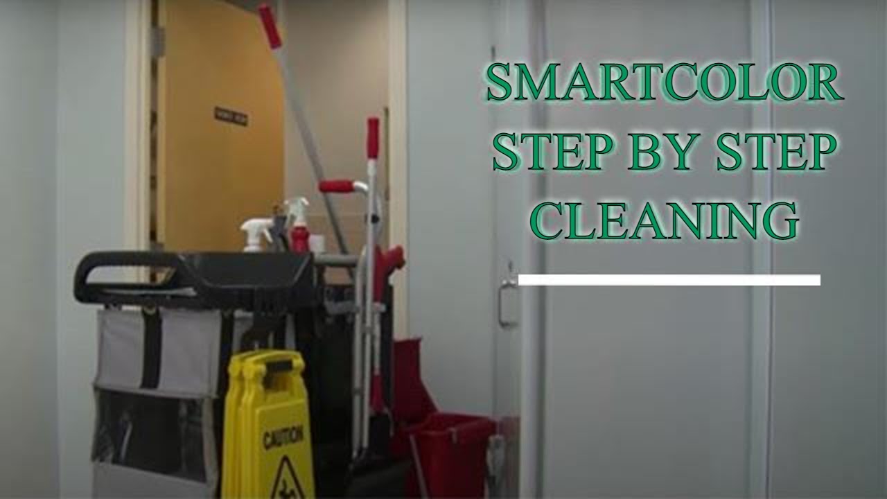 SmartColor Cleaning Cart - Floor Cleaning Step By Step