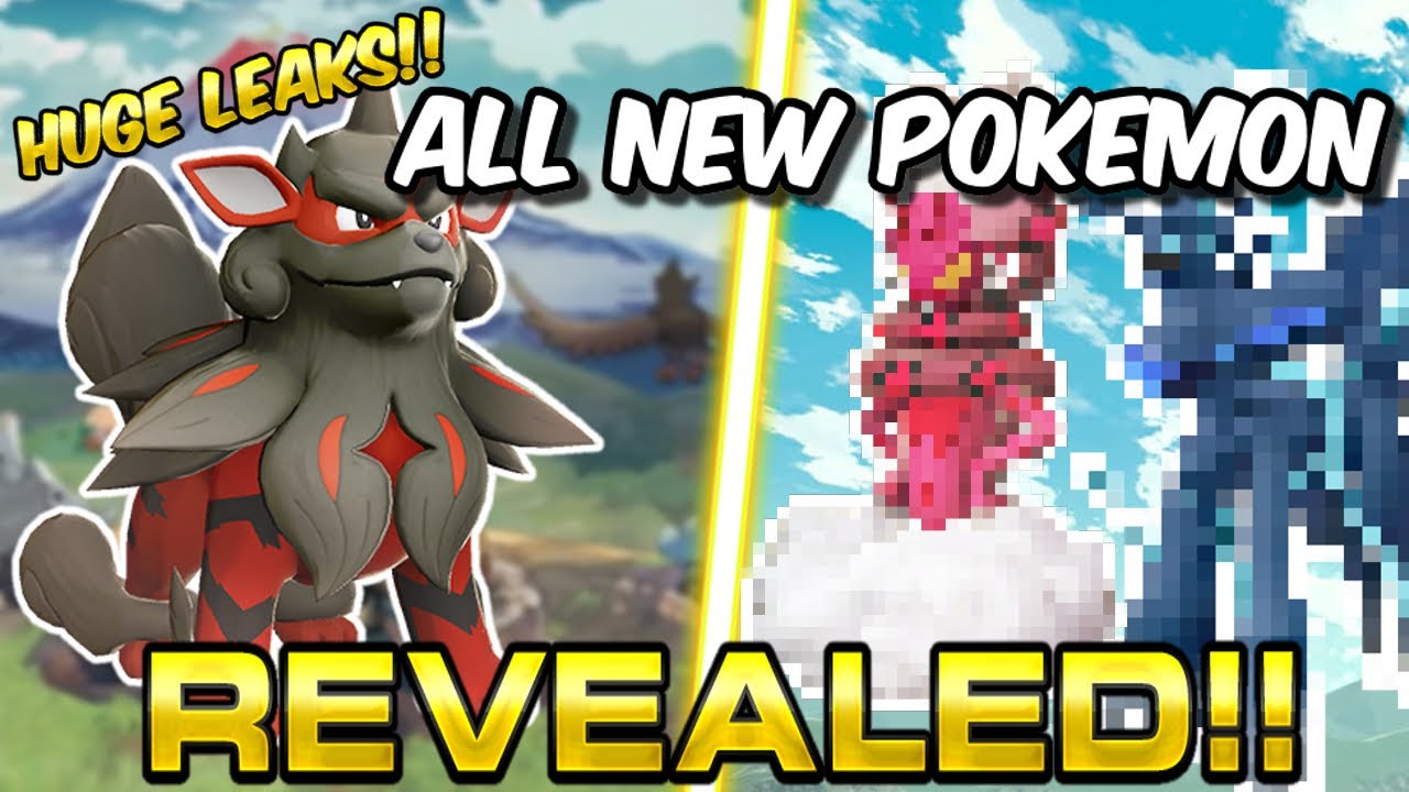 EVERY NEW POKEMON REVEALED in Pokemon Legends Arceus! Huge Pokemon Leaks!