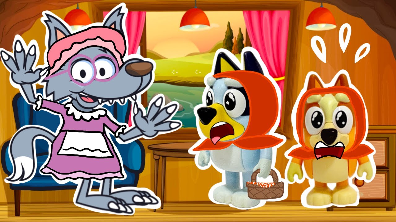 🔴 BLUEY CAPERUCITA ROJA 🔴 MAS 1 HORA de Cuentos Recopilación
