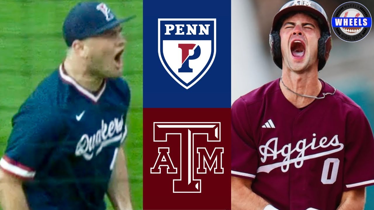 Penn vs #24 Texas A&M | Games 1 & 2 | 2026 College Baseball Highlights