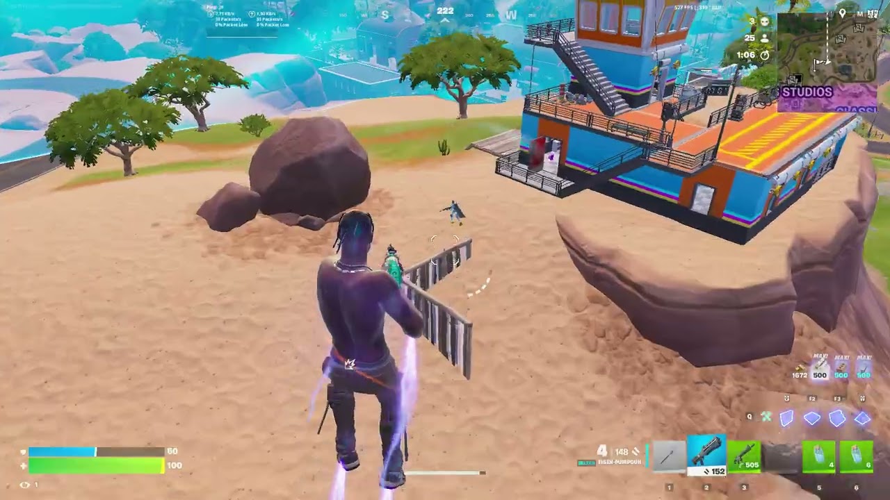 Ryzen 9 9950X3D / AMD RX 9070XT Fortnite Performance Modus