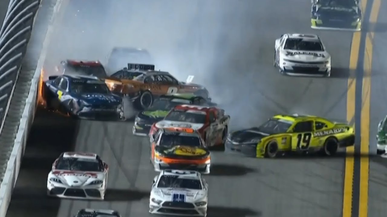 NASCAR Xfinity Series - Daytona - Crashes And Spins (2020)