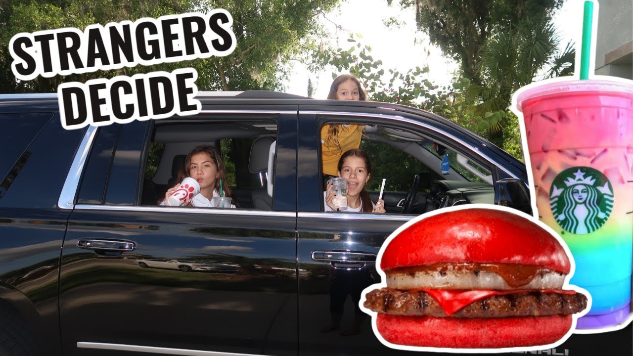 STRANGERS DECIDE WHAT WE EAT | SISTER FOREVER