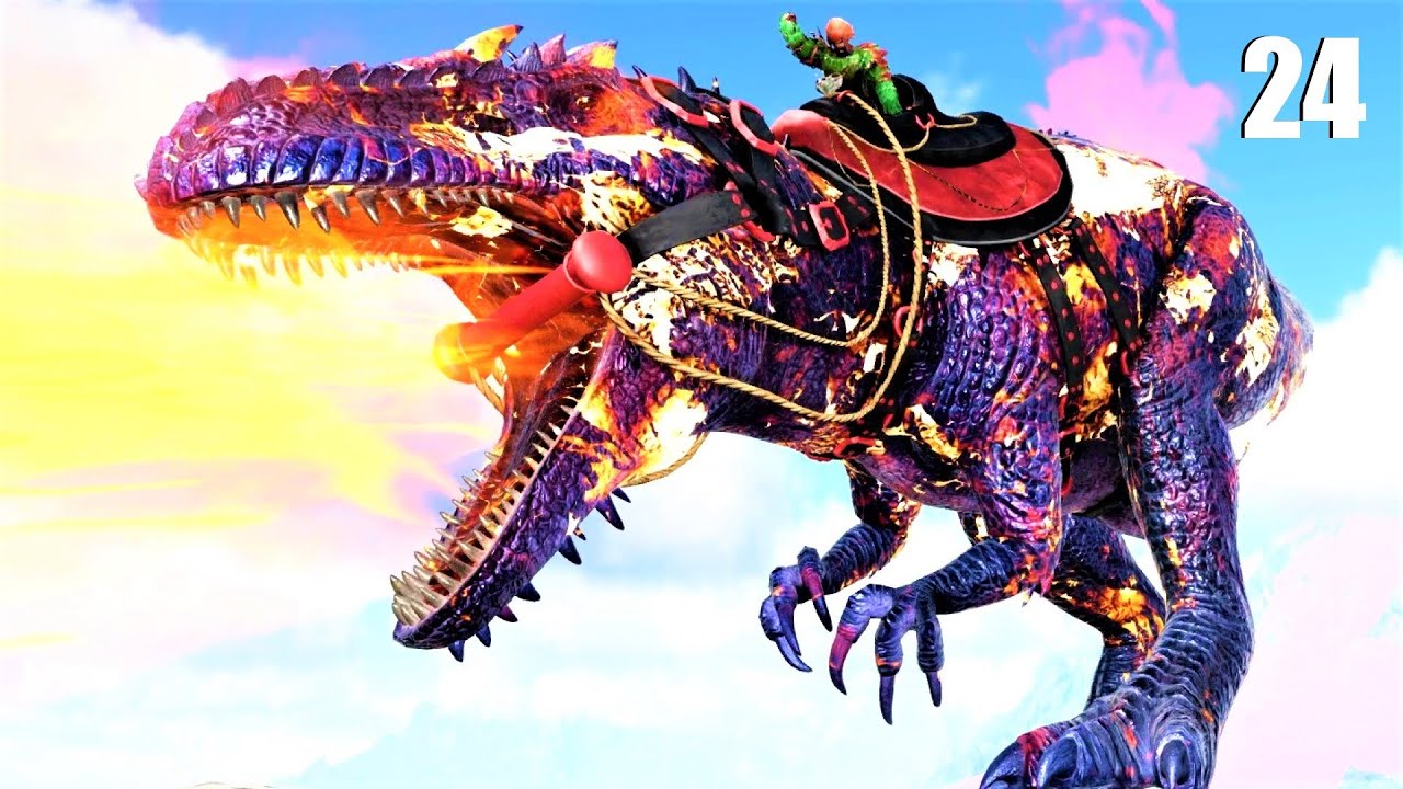 EPIC FLAME GIGA, ALPHA ALLO & SNOW DRAKE! ARK PROMETHEUS REBORN ARK SURVIVAL EVOLVED MODDED E24