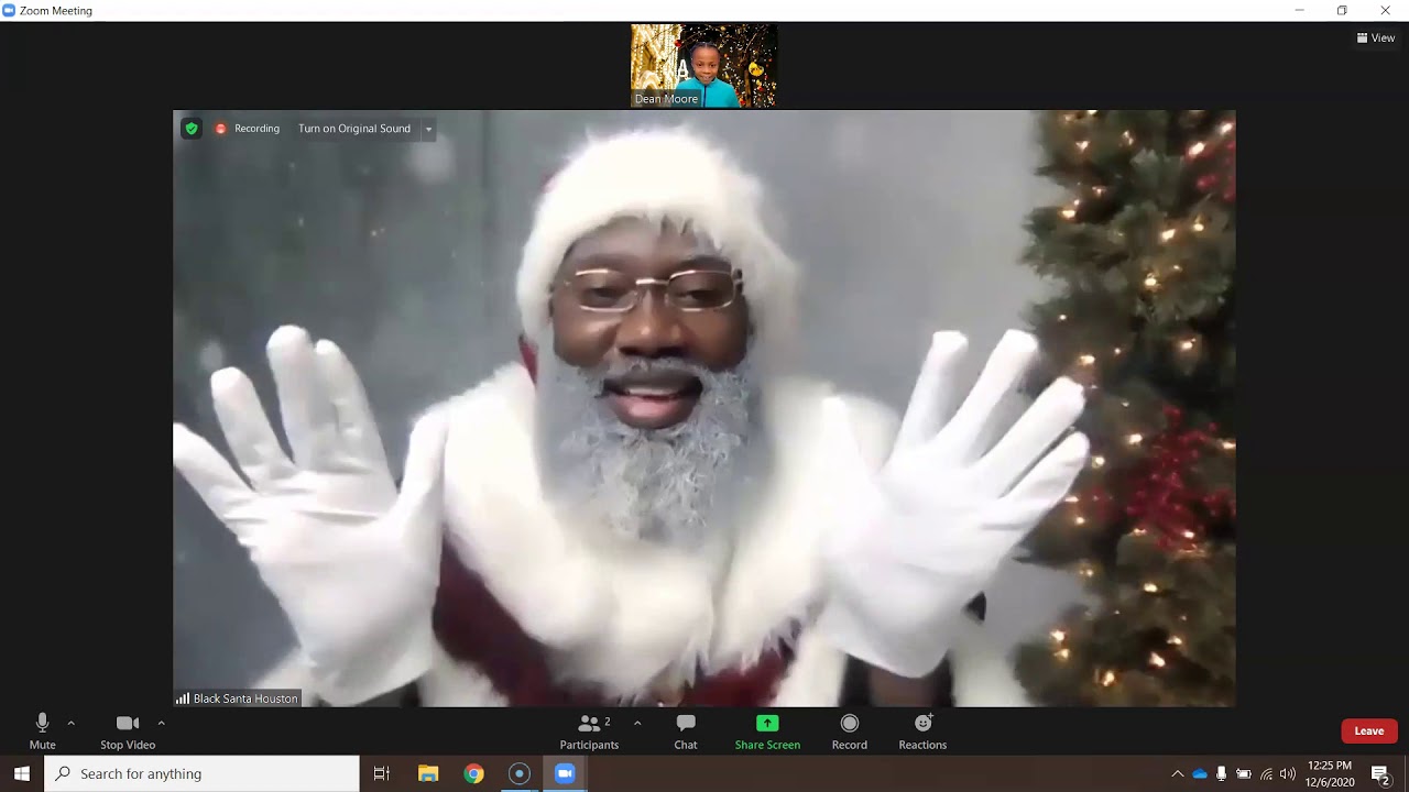Santa Zoom Call 2020