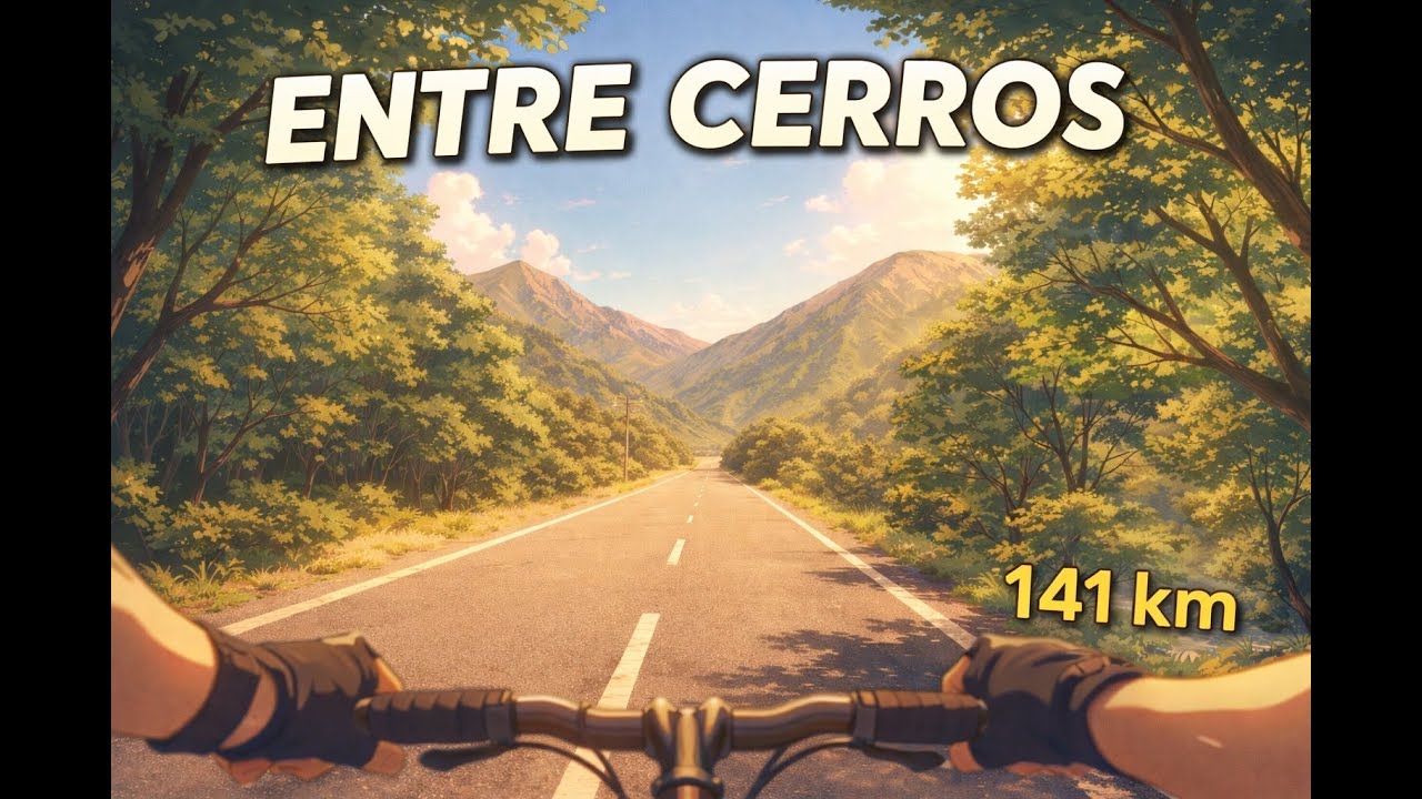 Solo bici y camino | Ruta desafiante entre cerros (141 km)