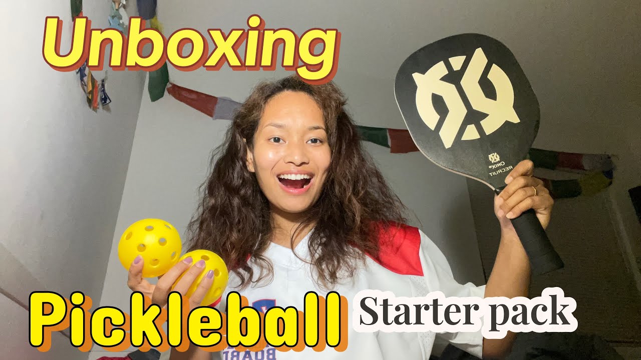 Распаковываю свой стартовый набор для пиклбола!! 🏓
