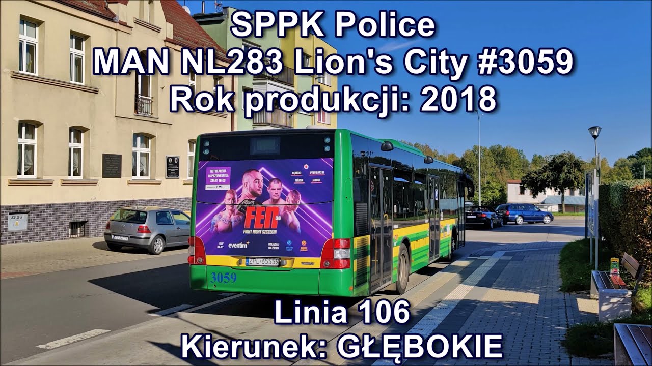 SPPK Police - Linia 106, MAN NL283 Lion's City #3059