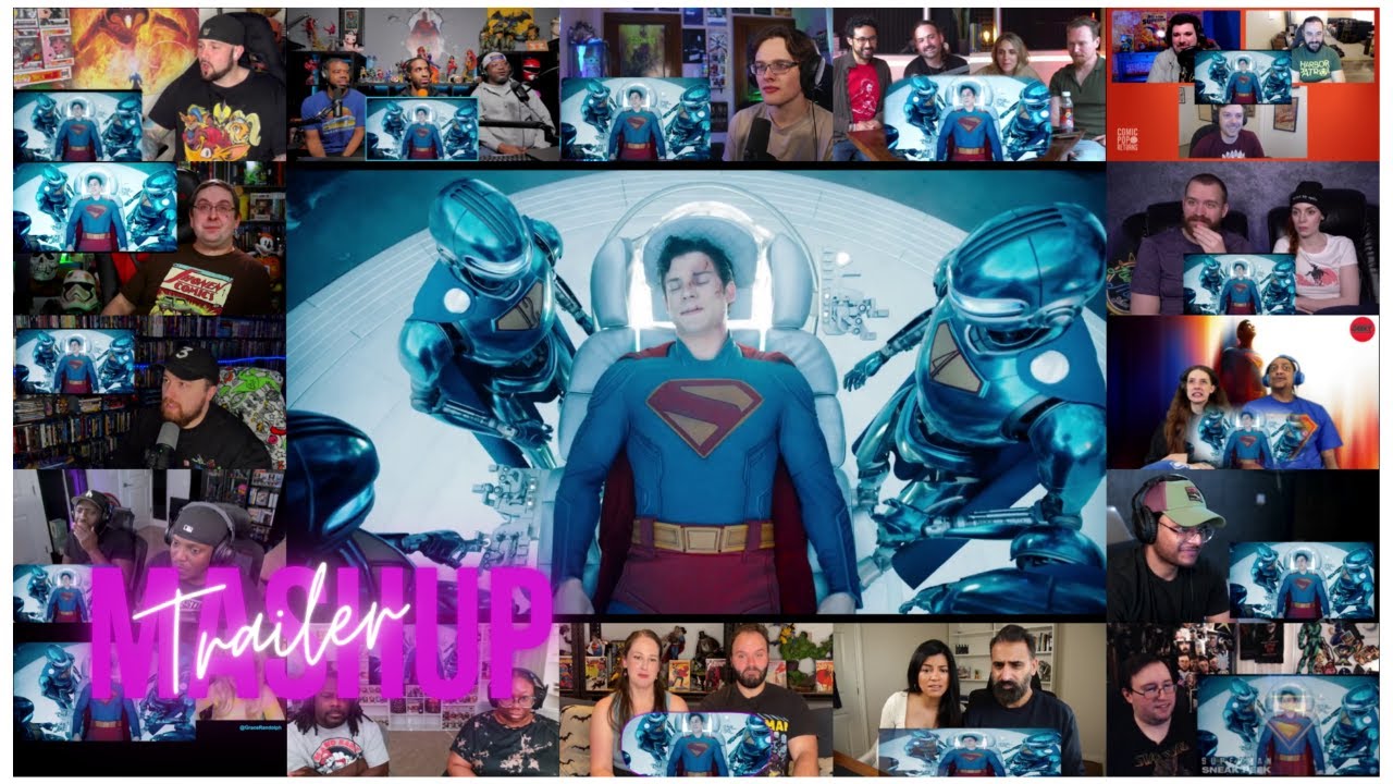 Superman - Sneak Peek Reaction Mashup ⚡😍 - James Gunn - David Corenswet - Cinemacon