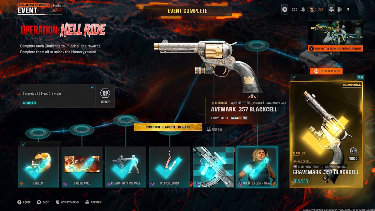 Black Ops 6 Multiplayer & Warzone Operation: Hell Ride - Showcase & Challenge Guide.