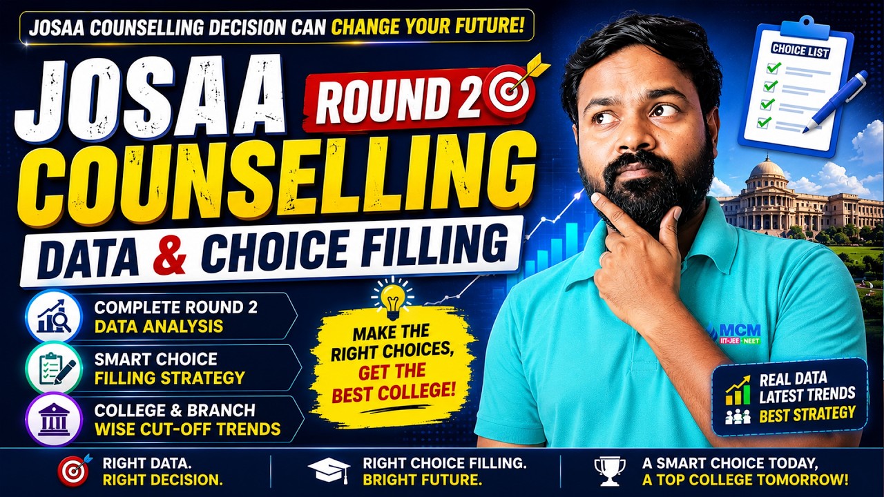 JoSAA Round 2 Counselling 2026: Complete Data Analysis + Choice Filling Strategy 🚀