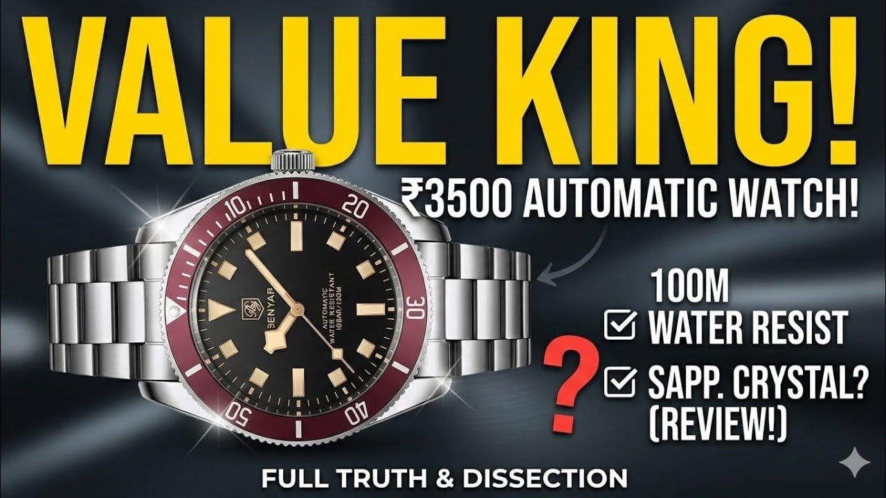Is this watch really worth money? | Benyar 5179 Silver-Red
