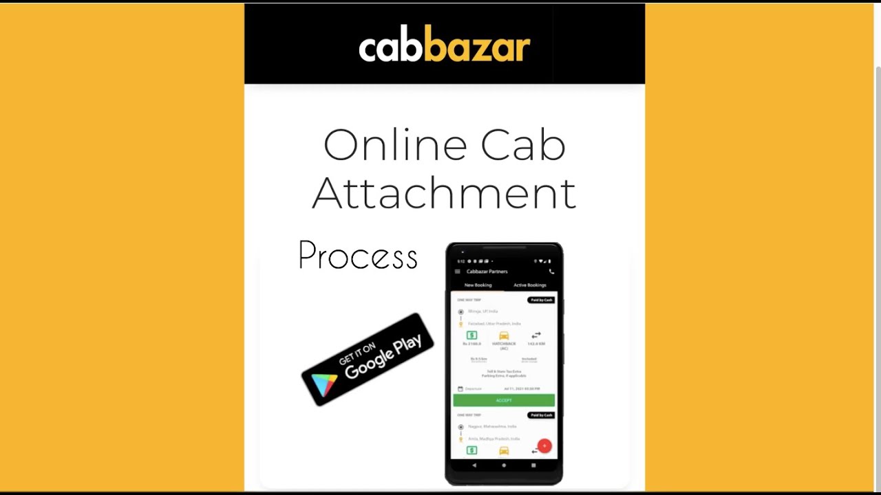 CabBazar   Cab Attachment Process #app