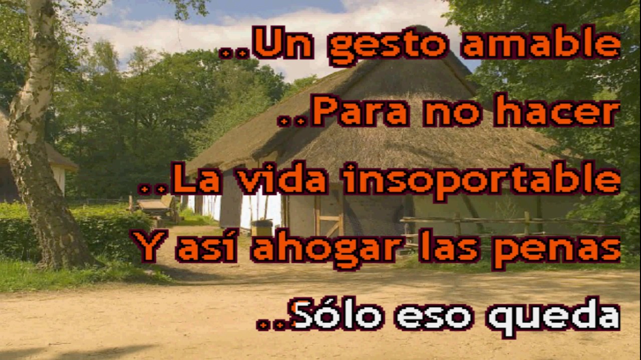 Karaoke Enrique Bunbury - Frente A Frente
