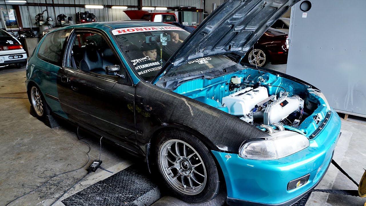 CARBON K20 EG | 305WHP K23 CRX TUNED