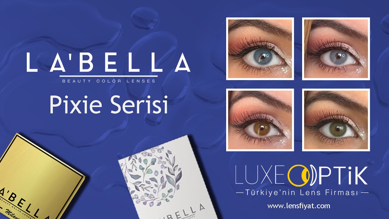 Labella Pixie Serisi Renkleri ~ Pixie blue, Pixie green, Pixie gray, Pixie Brown