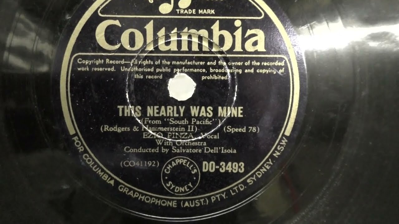 Ezio Pinza: This nearly was mine. (1949).