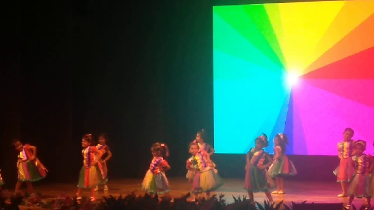 Manasvi Group Dance (Jr.Kg. Rainbow cheer)