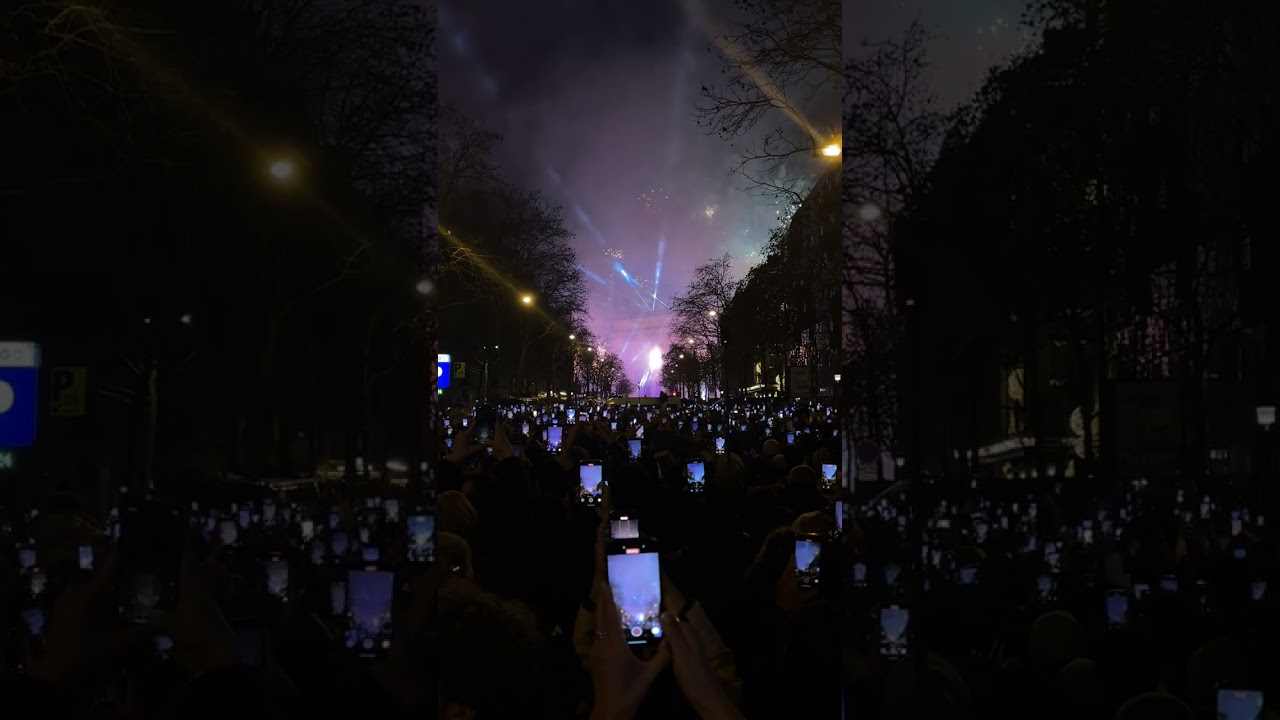Paris new year 2026 celebration 