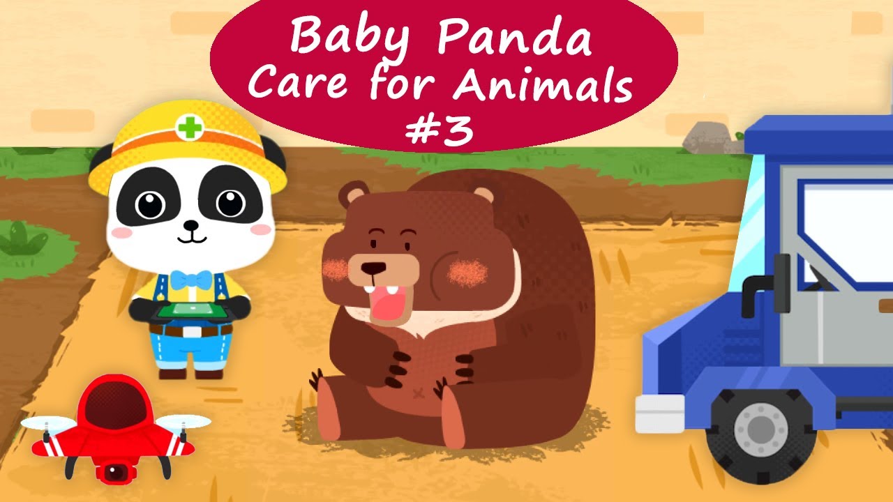 Baby Panda Care for Animals #3 - Take Care of Animals in The Rescue Station | BabyBus Games