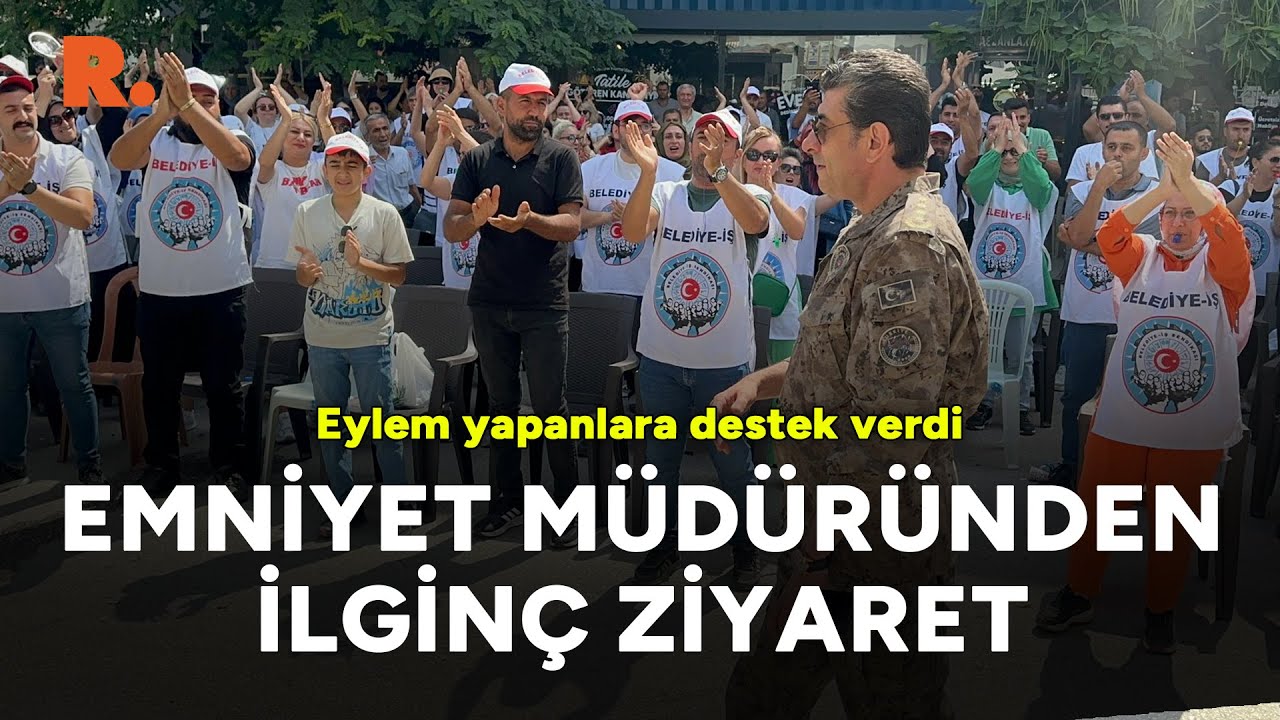 Iğdır'da dikkat çeken ziyaret: Emniyet müdüründen eylemcilere destek