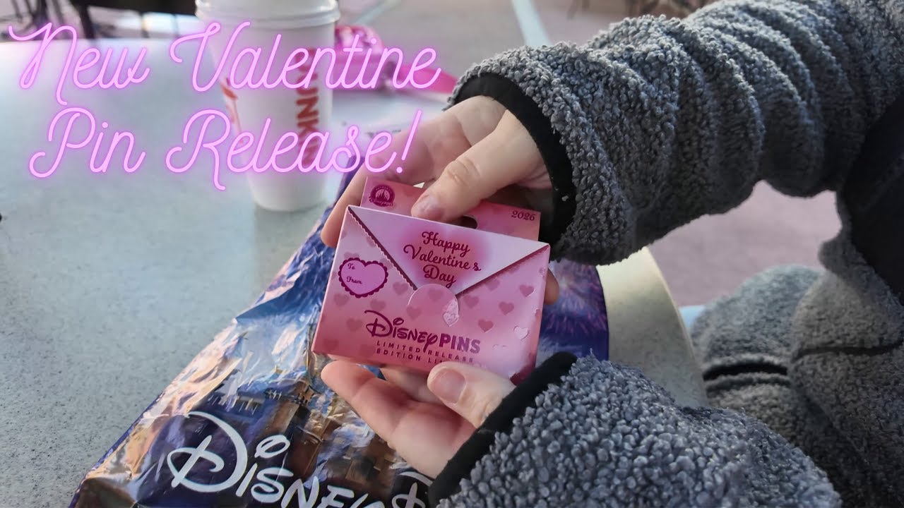 NEW Valentine's Pins and hunting for NEW 2026 Hidden Disney's!