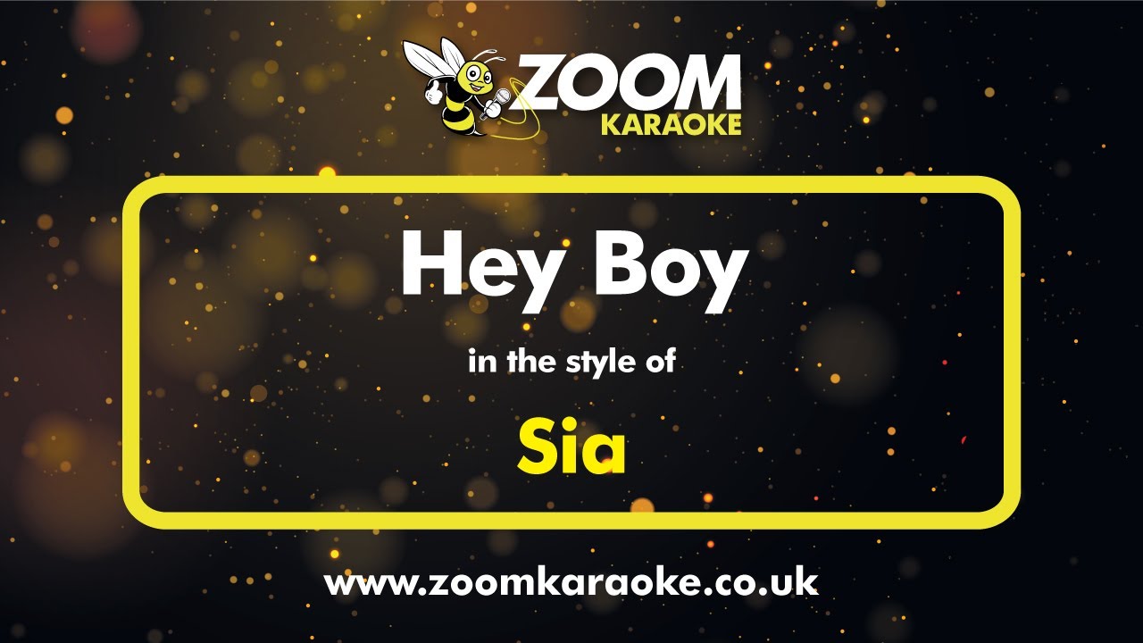 Sia - Hey Boy - Karaoke Version from Zoom Karaoke