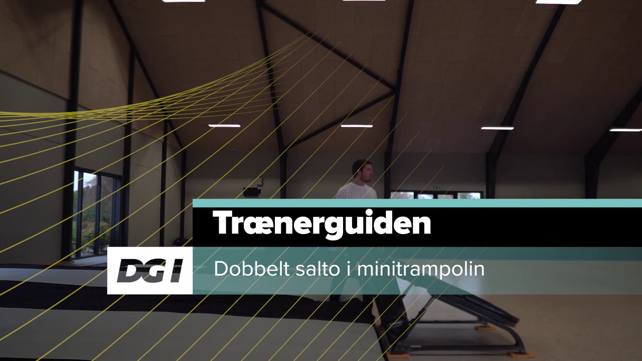 DGI Gymnastik - Dobbeltsalto i minitrampolin - Gymnastikm&oslash;llen