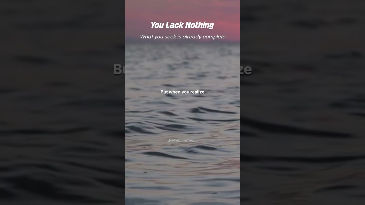You Lack Nothing | The Dharma Talks of Dahui 97-7 