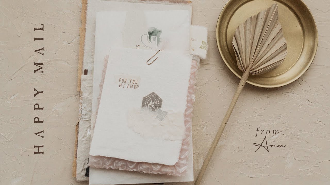 Happy mail from Ana + journal with me