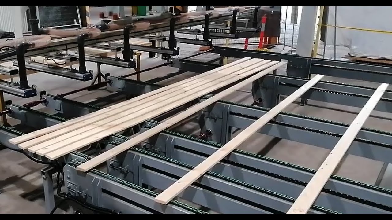 SARMAX AUTOMATIC FLOW COATING LINE WITH GANTRY LOADER AND UNLOADER OF LAYER FROM STACK AND TO STACK