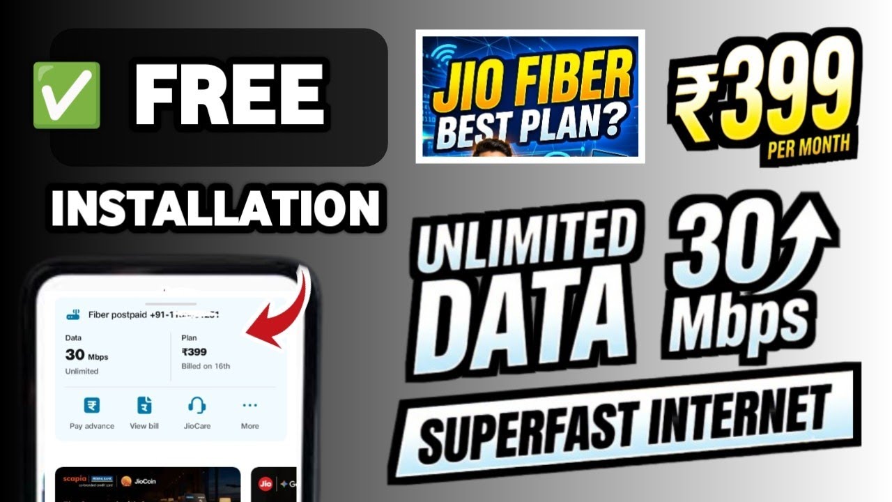 Jio Fiber ₹399 Plan Installation 2026 | How to Get Jio Fiber 399 plan 2026 | Free jio home install 