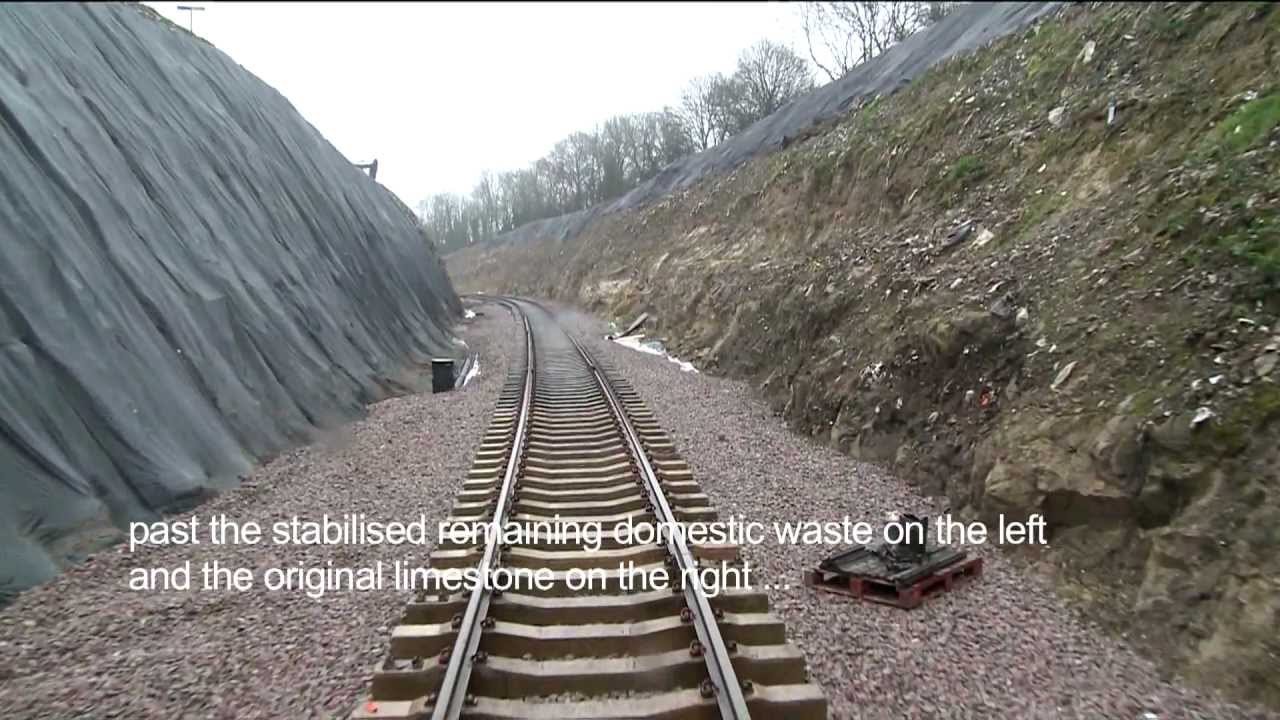 Bluebell Railway - the connection to East Grinstead is made - 8 March 2013