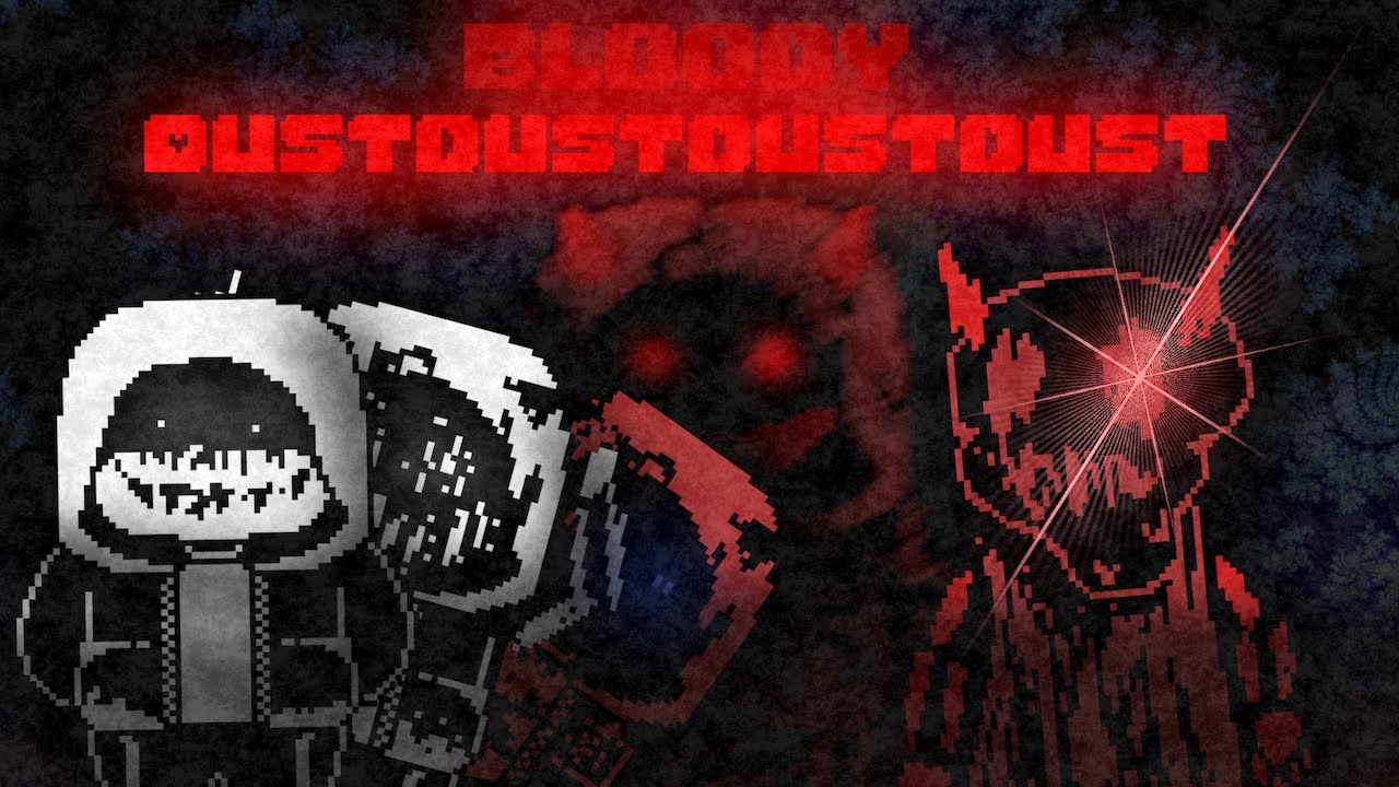 Bloody(red) DustDustDustDust Sans Theme 