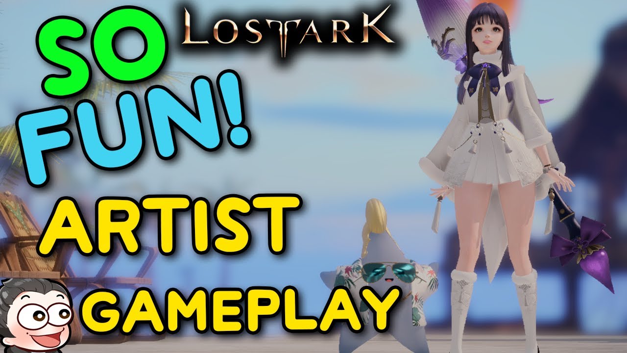NEW Support Class! Artist Gameplay 1445+ 33333 | Lost Ark
