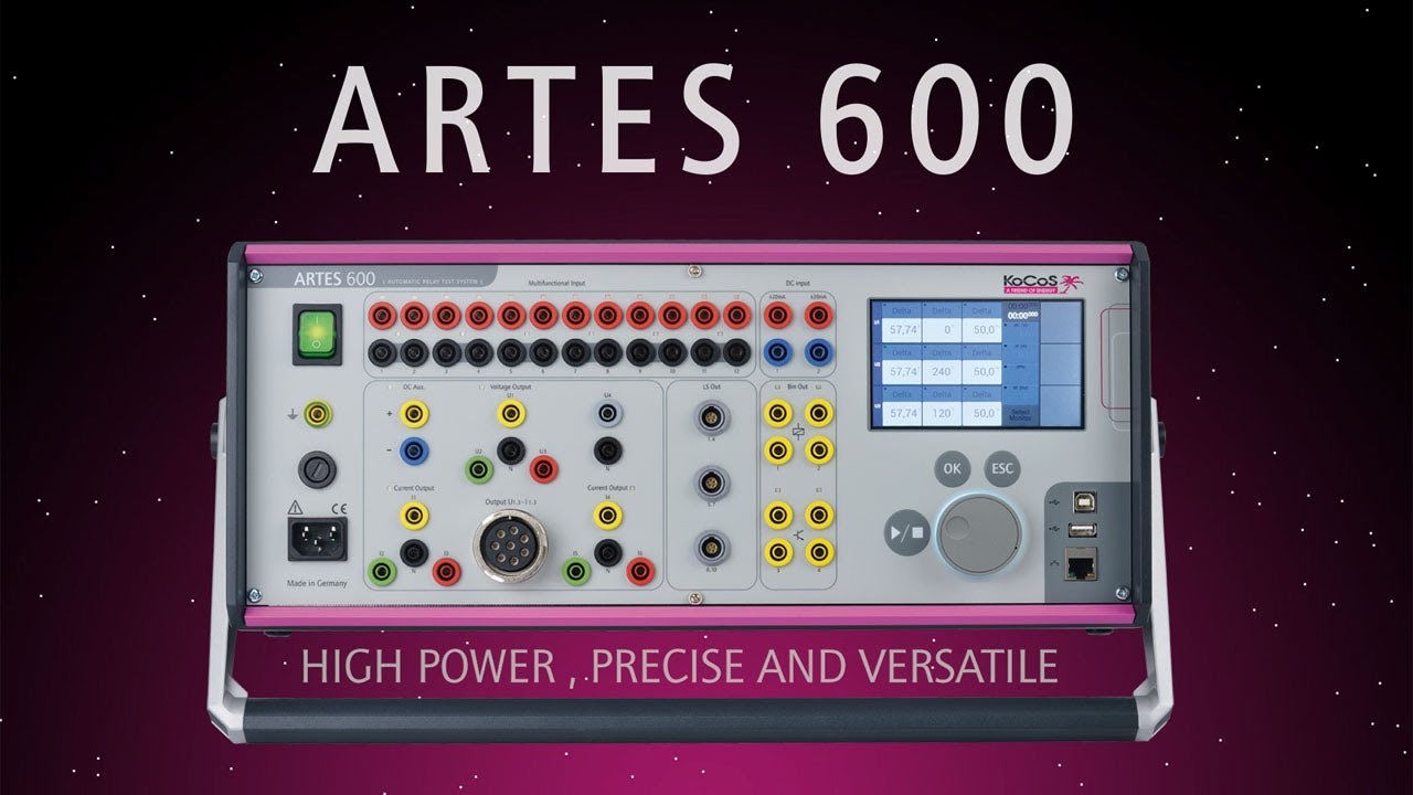 ARTES 600 &ndash; Universal Protection Relay Test System