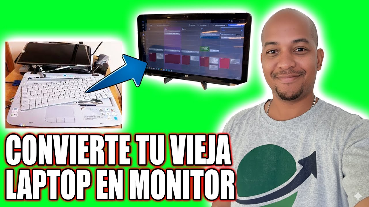 Convierte tu vieja laptop en un monitor portátil 🔥