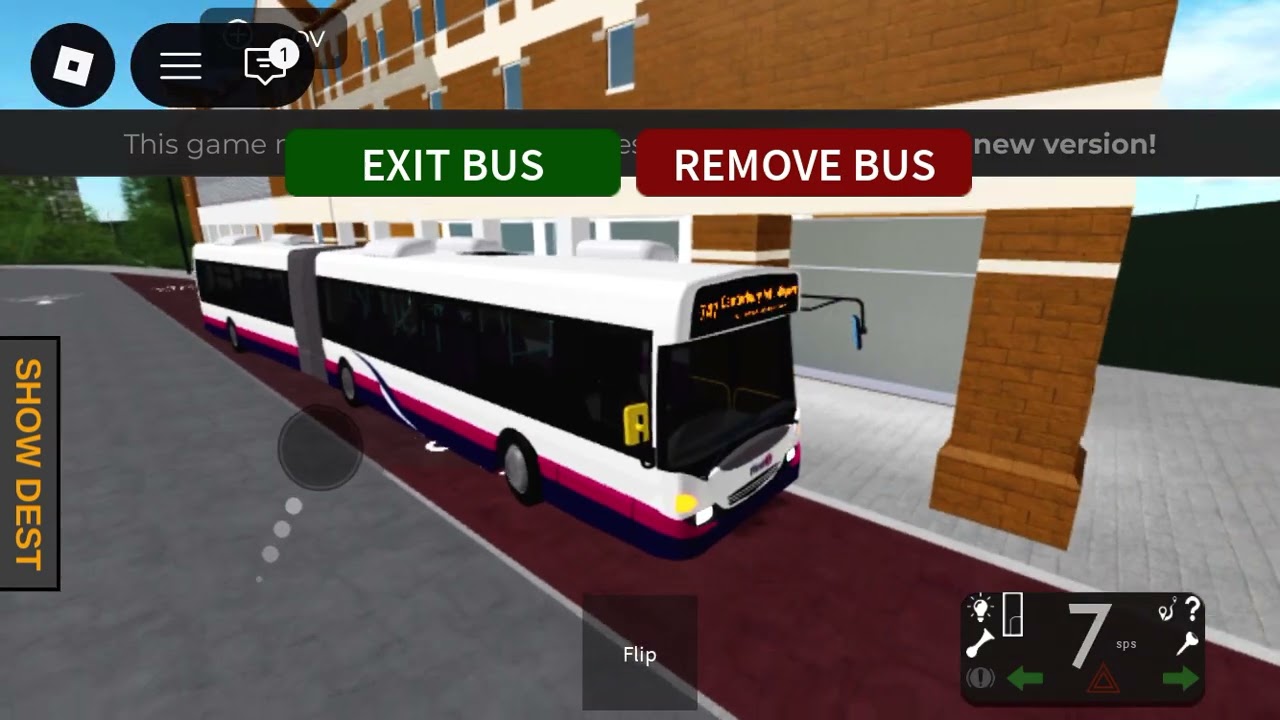 Roblox Canterbury and district bus sim (old version) route 747